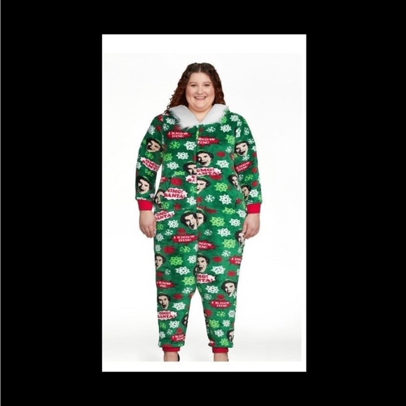 Festive Green Holiday Onesie cute union suit inspired by Disney’s Elf! 3x new - Picture 1 of 4